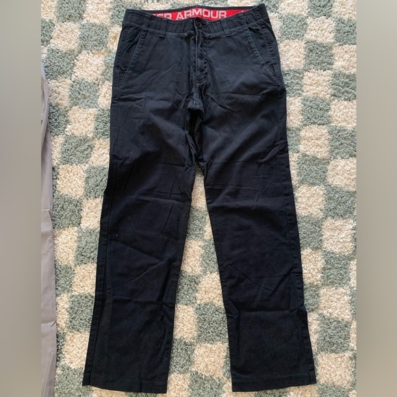 Under Armour Golf Pants Dress Pants Bundle Black Gray Size 34 X 32 Men’s Used - Picture 3 of 10